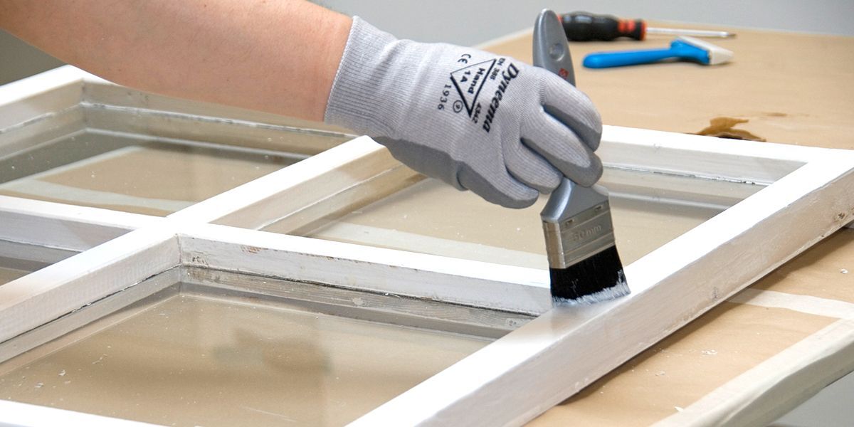 Painting window frames