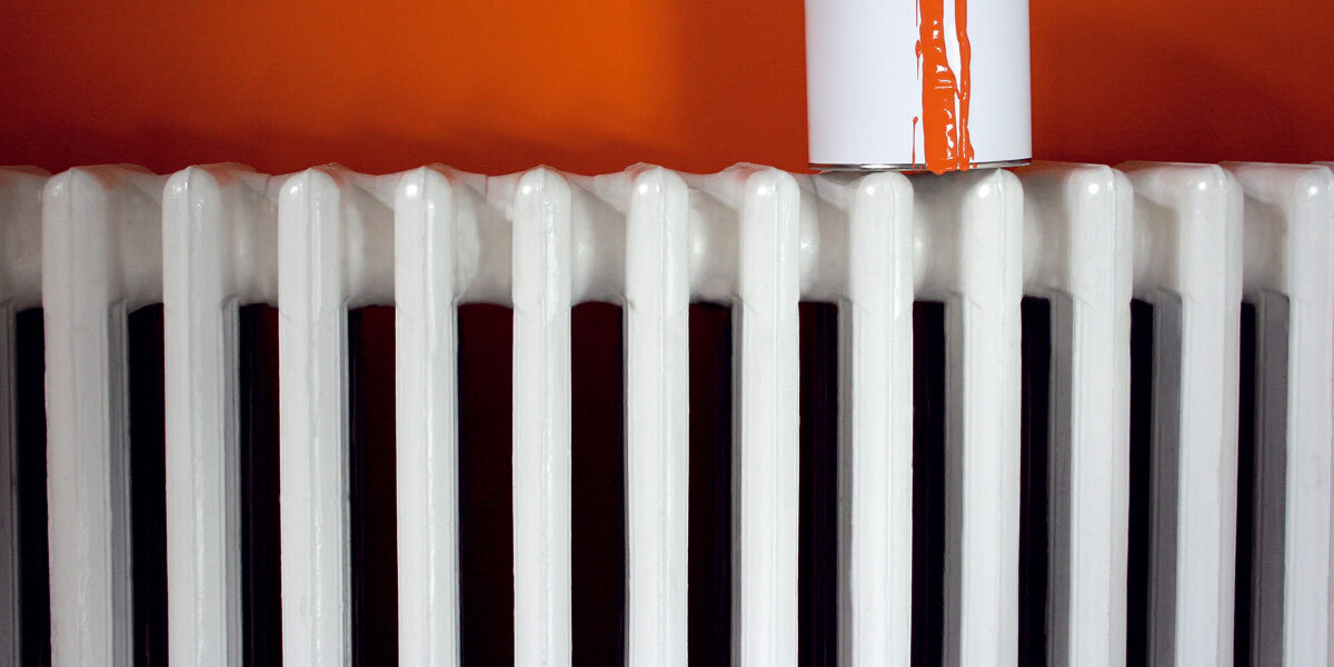 painted radiator