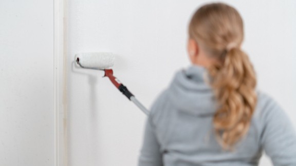 Painting interior wall