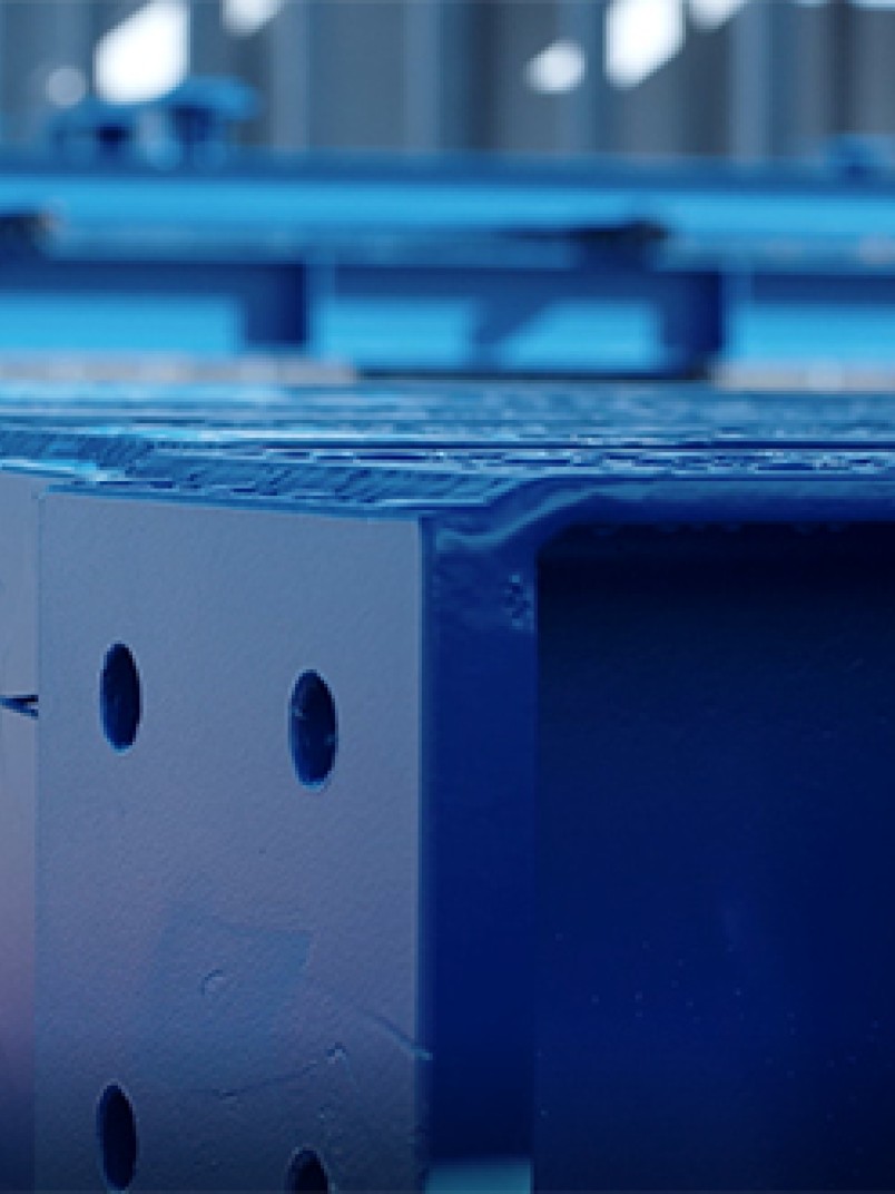 Painted metal object