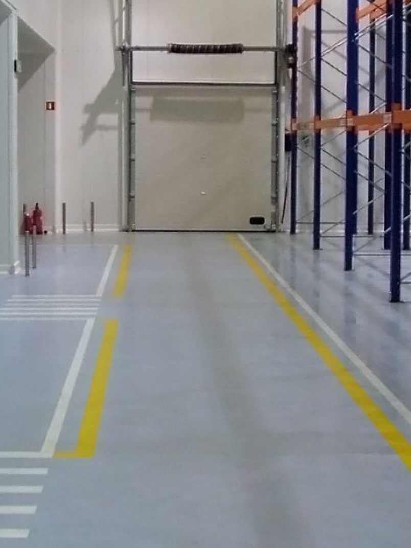 Coating solutions for concrete floors in warehouses