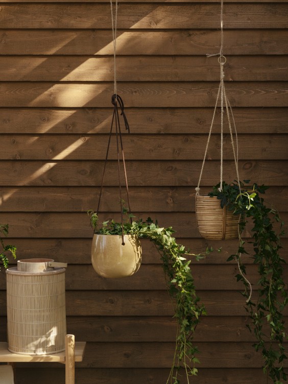 Brown colour exterior wall