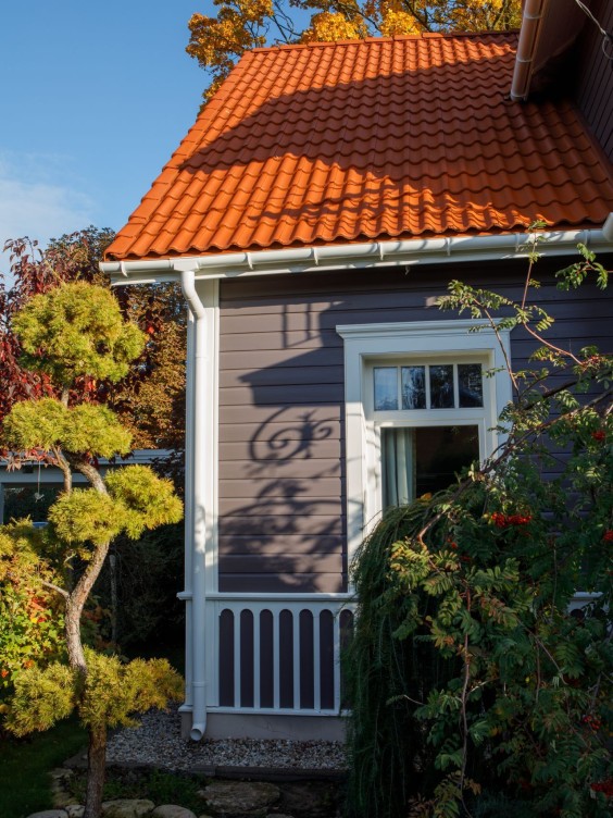 Wooden house painting. Paint: Ultra Classic