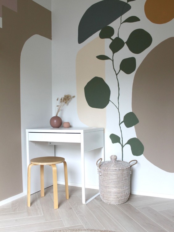 Geometriset kuviot lastenhuoneissa