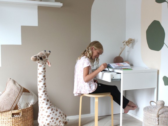 Geometriset kuviot lastenhuoneissa