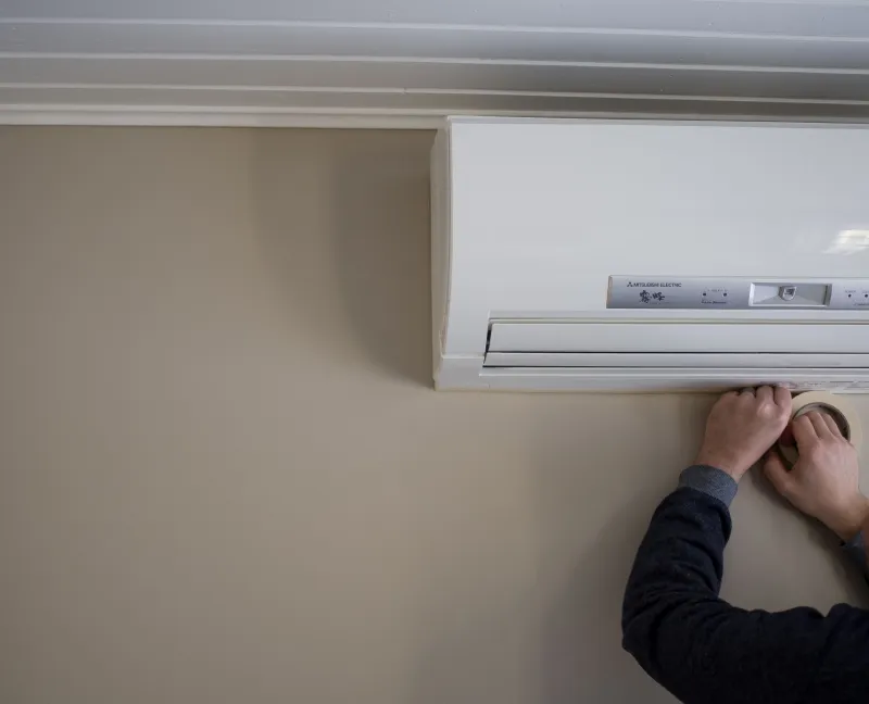 protect with masking tape