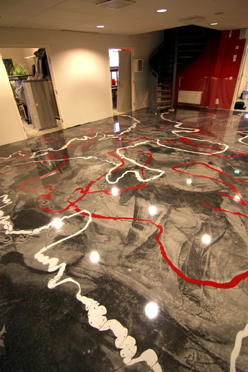 Design floors - Free-hand patterning