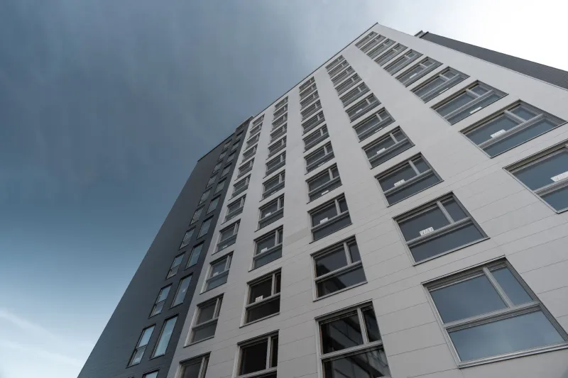 Exterior wooden boards