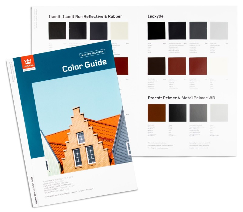 Tikkurila Master Solution paints for roofs
